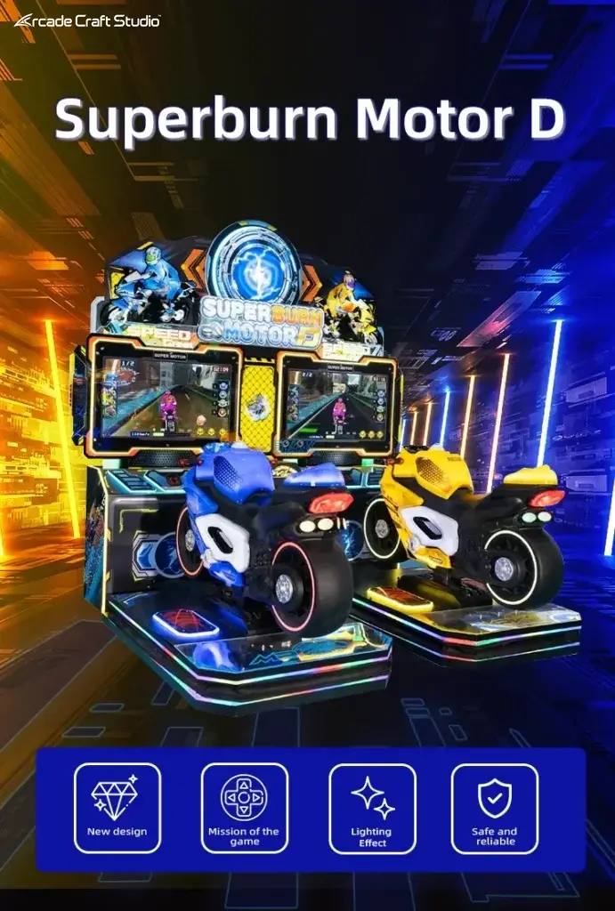 Superburn Motor D Arcade Motorcycle Racing Game
