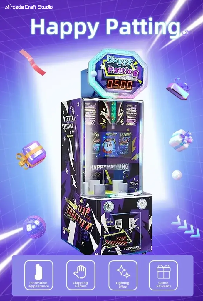 Happy Patting Ball Drop Arcade Game Ticket Arcade