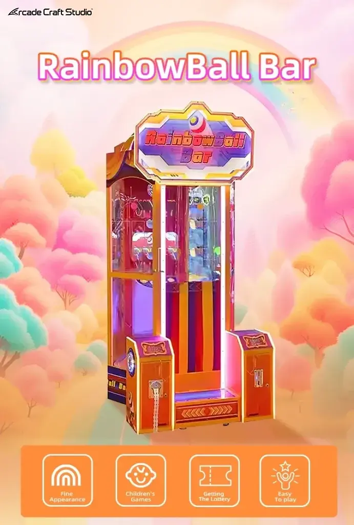 Rainbowball Bar Ball Dropping Arcade Game Ticket Arcade
