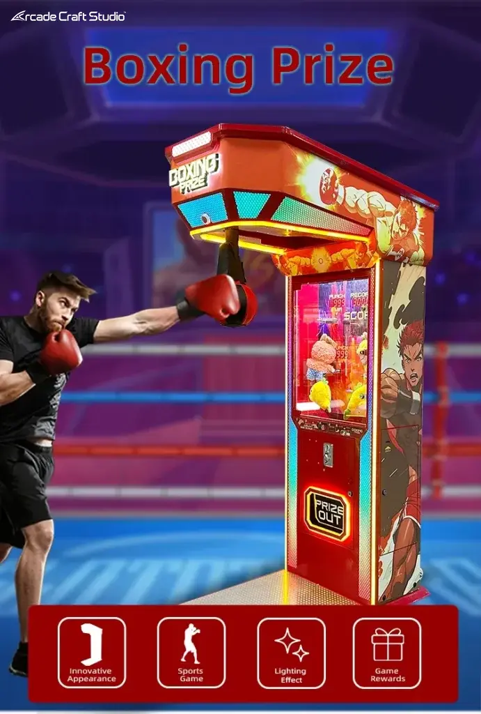 Coin Operated Prize Ticket Punching Arcade Game