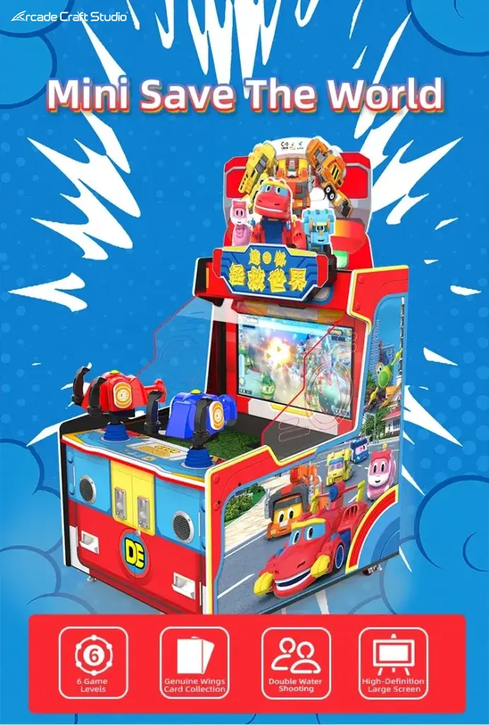 Mini Dino Adventure Water Shooting Arcade