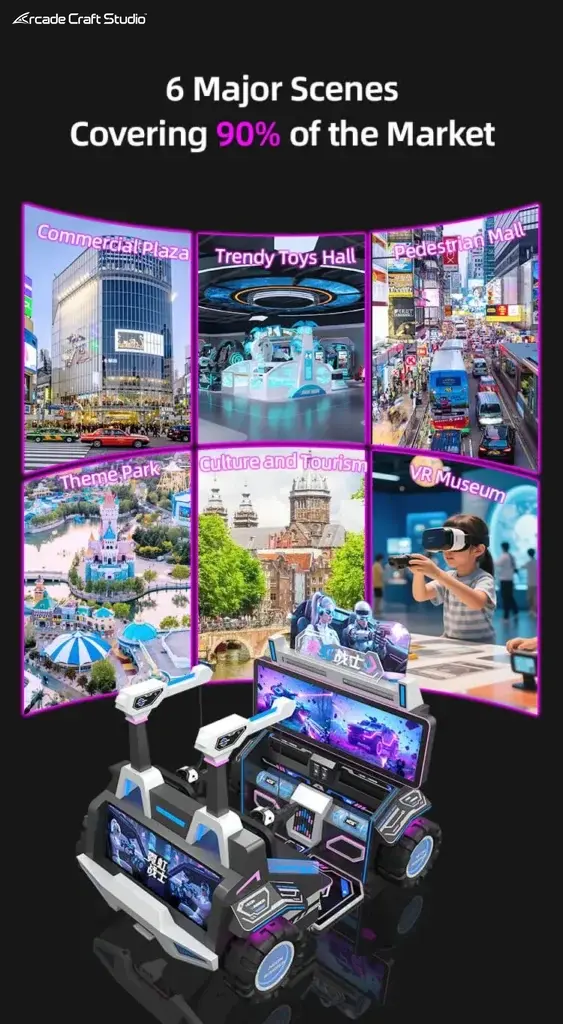 VR Neon Warrior Commercial  2 Players Gun Arcade Game