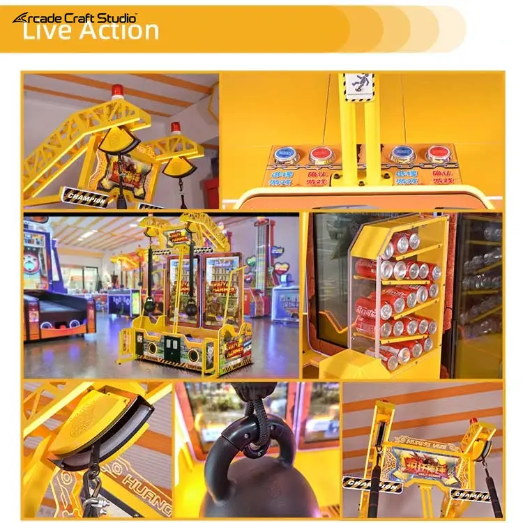 Crazy Hammer Hitting Arcade Game Ticket Arcade