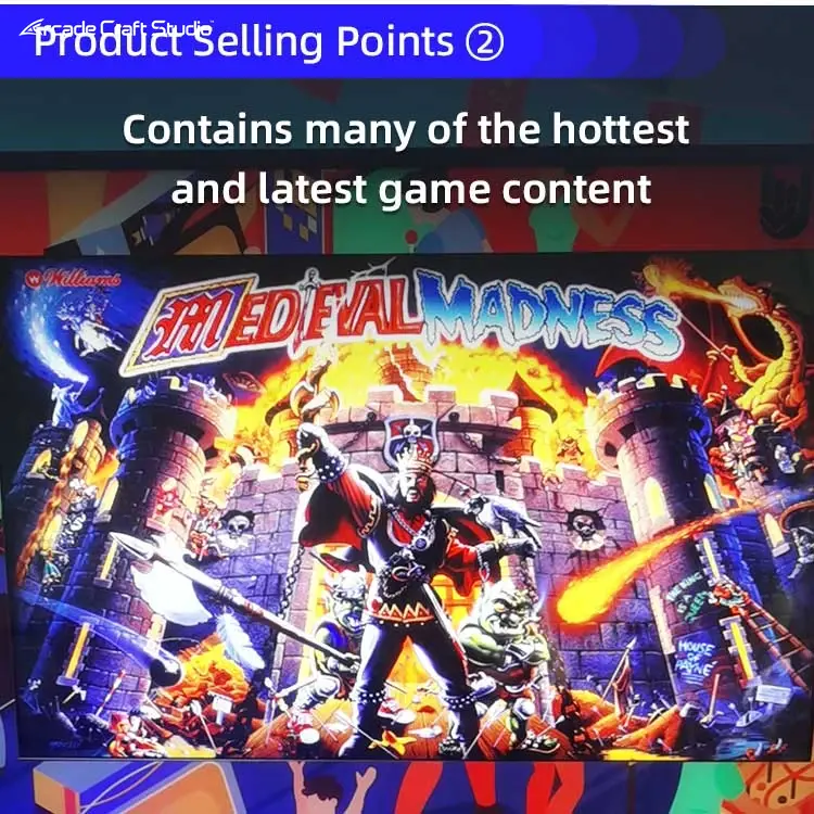 42 Inch 4K Virtual Pinball Machine