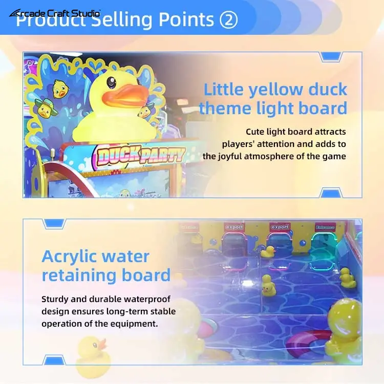 Duck Party Water Shooting Arcade Game Duck Arcade