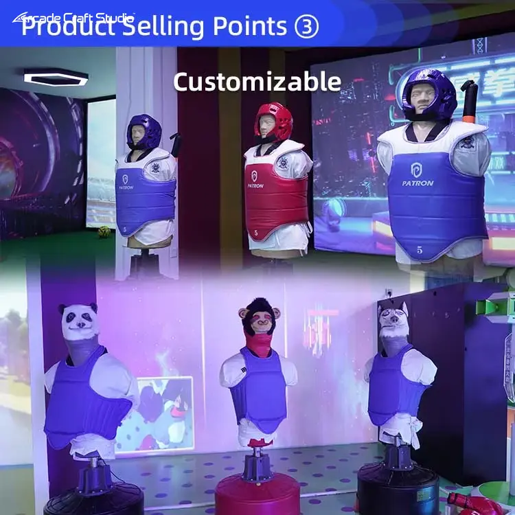 Projection Interactive Boxing Simulator