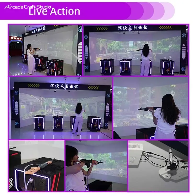 Multi-person Projection Interactive Shooting Simulator