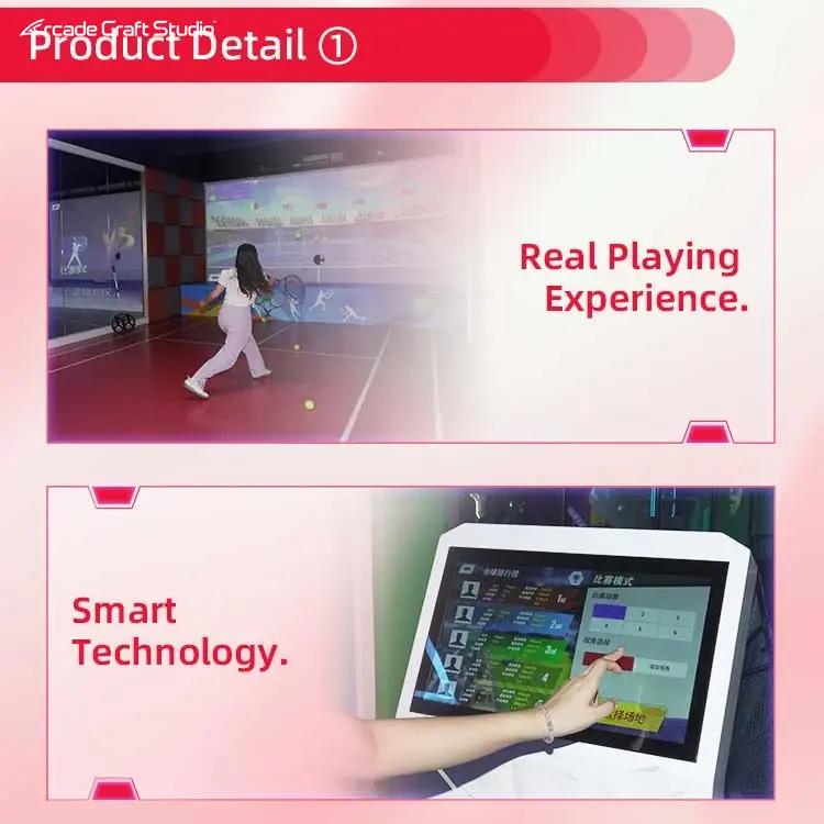 Interactive Projection Indoor Tennis Simulator
