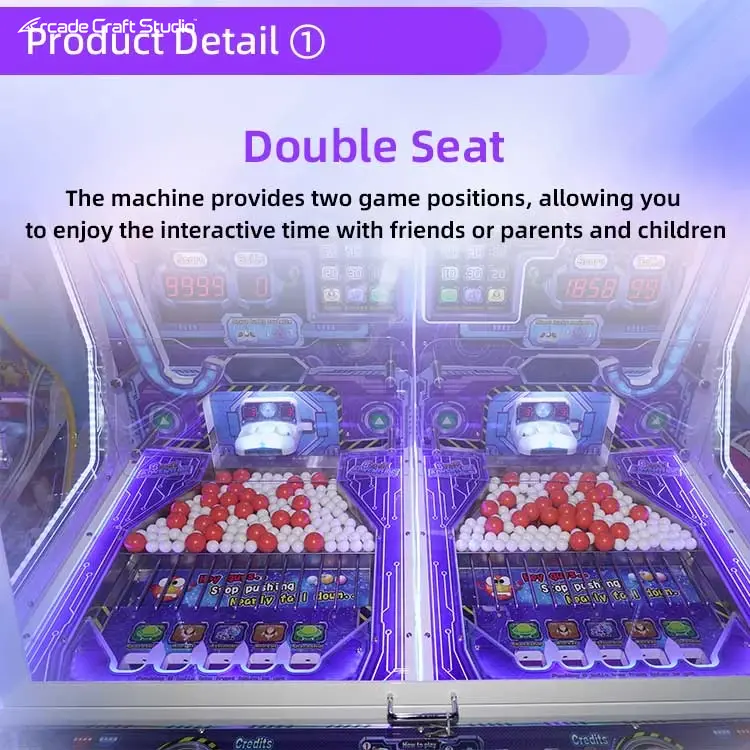 Space Adventure Ball Pusher Arcade Game