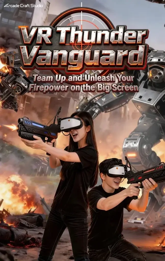 VR Thunder Vanguard 2 Players Arcade Shooter
