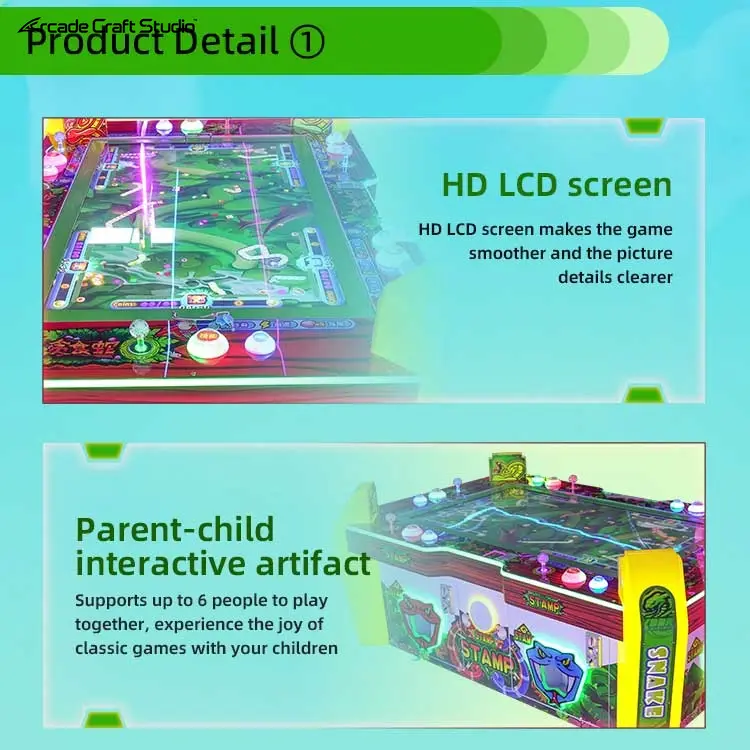 6 Players Snake Arcade Prize Ticket Game