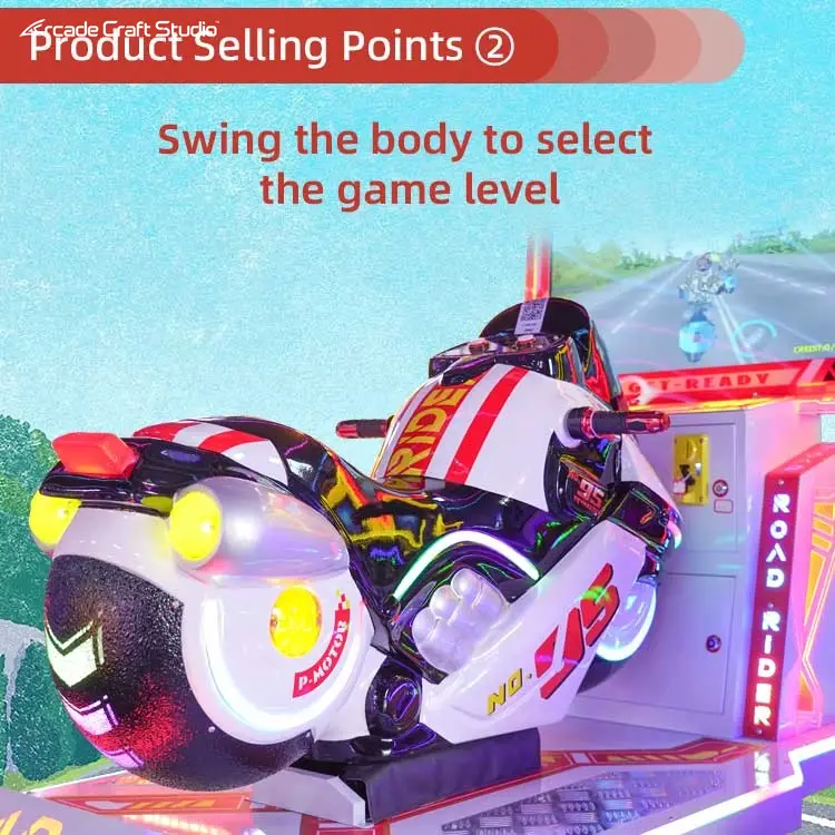 Road Rider Kids Motorcycle Arcade Game