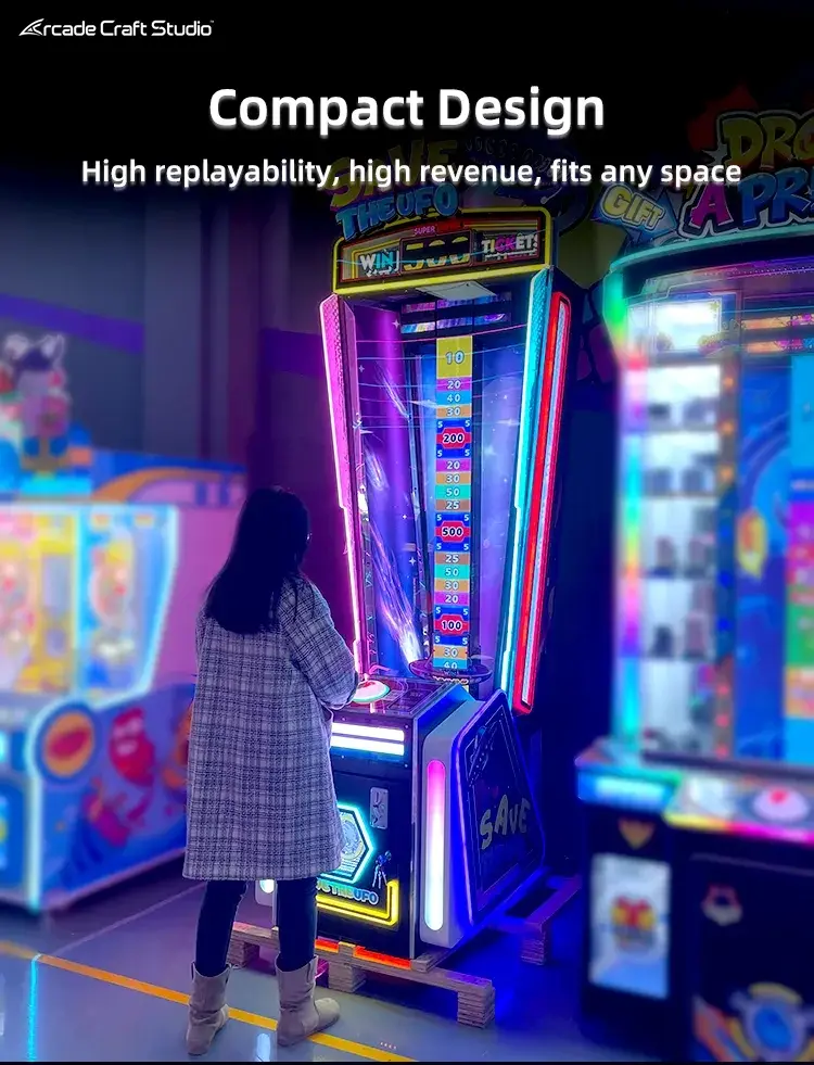 Save The UFO Ticket Game Machine