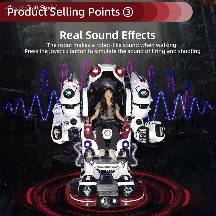 Future Warrior Amusement Robot Ride