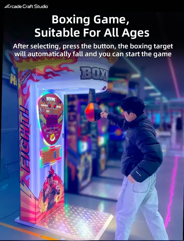 Black King II Punching Bag Game Machine