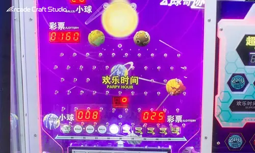 3 Players Magic Ball Miracle Ticket Arcade Machine
