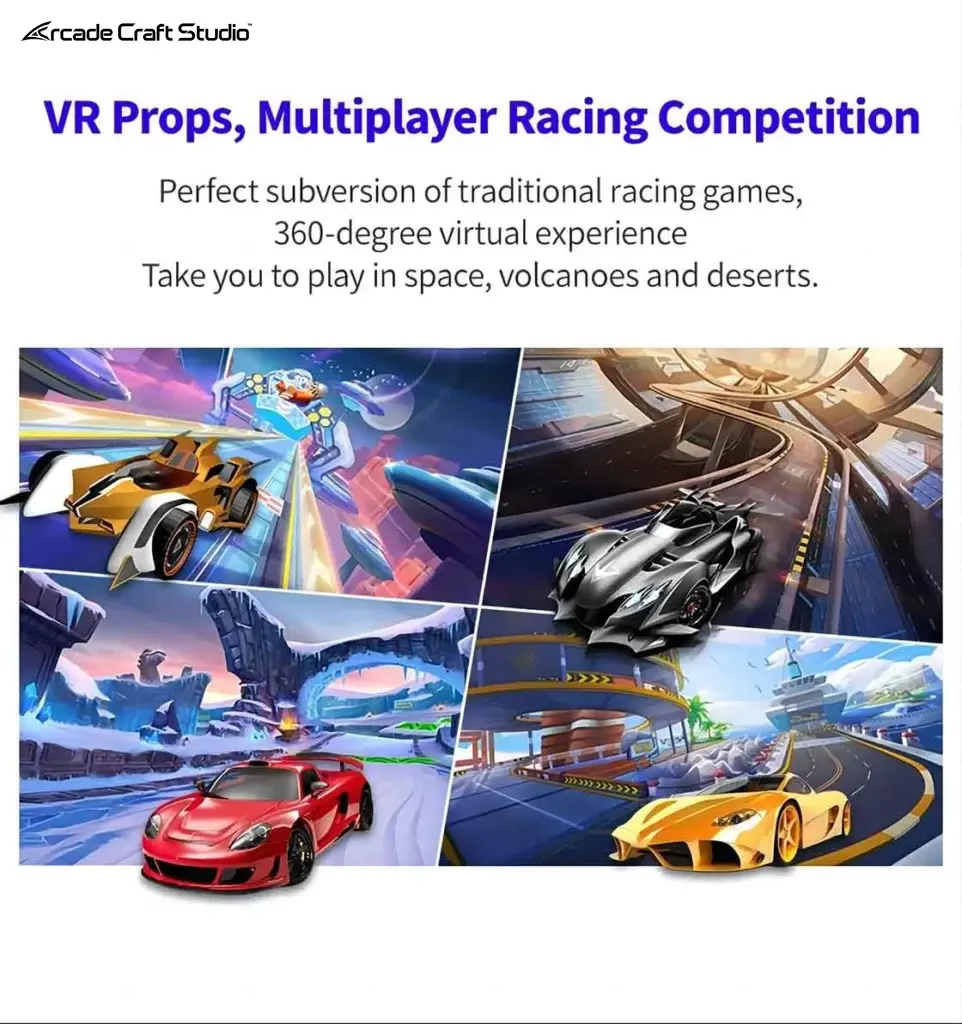 VR Space Racing Virtual Reality Car Driving Simulator