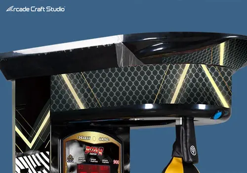 Black King Punching Bag Game Machine (Old Style)