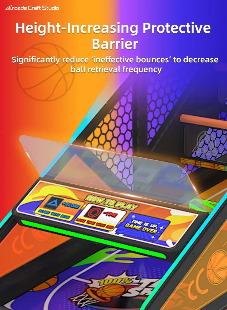 Top Shot Coin Operated Basketball Game Machine
