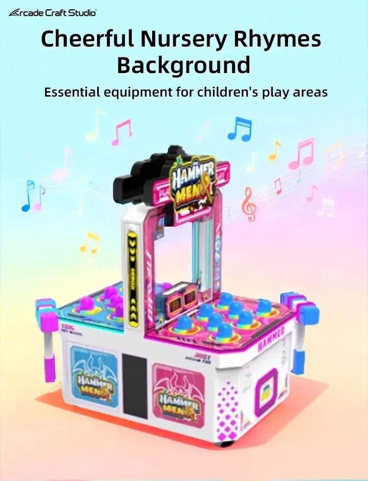 Hammer Men Mole Hitting Arcade Game Machine