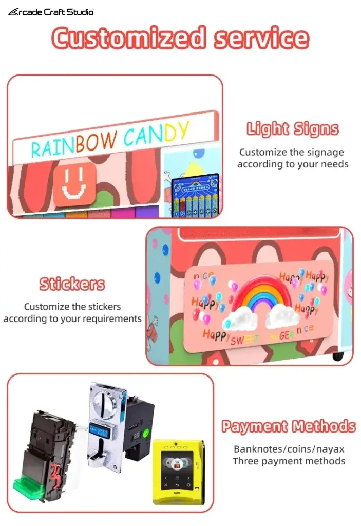 Candy Beans Dispenser Vending Machine