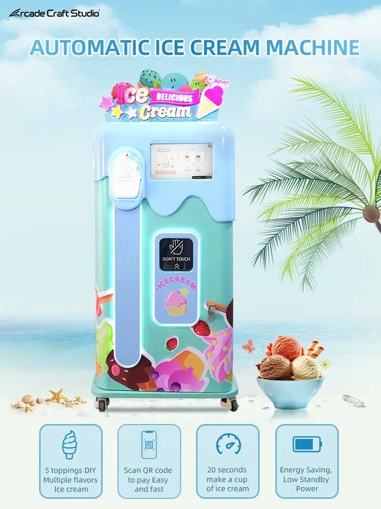Soft Ice Cream Vending Machine