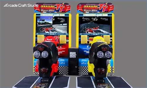 Twin Superbike Motorcycle Racing Arcade