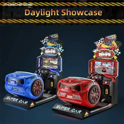Super Car Racing Arcade Machine