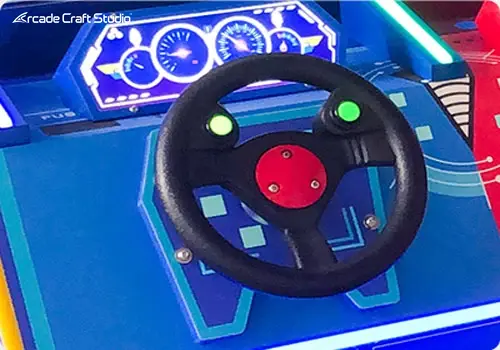 Kids Spaceship Driving Arcade Machine