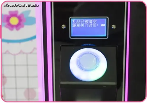Pink Date Machine Scissors Cut Prize Machine