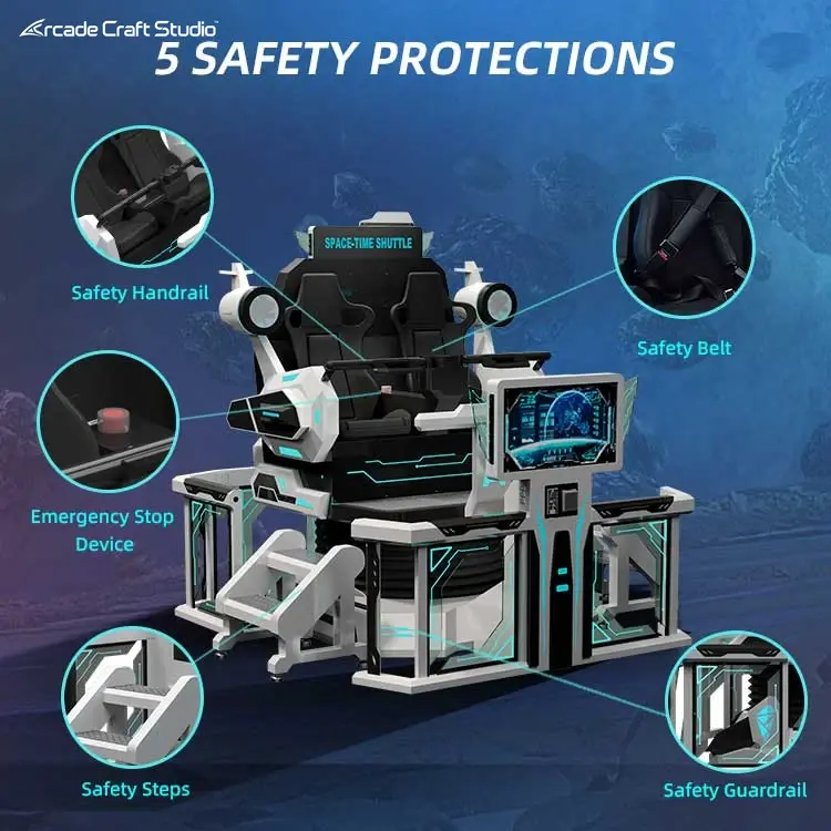 Two Player 360° Rotating 9d Vr Cinema