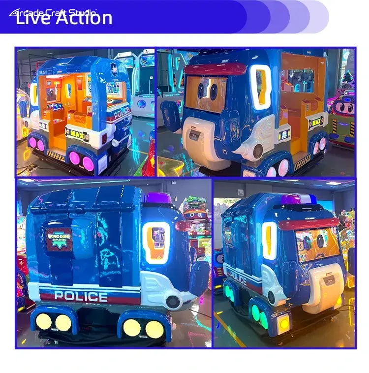 Liantya Elephant Bus Coin Operated Kiddie Ride