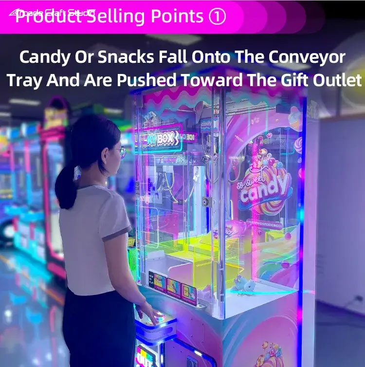 Candy Shop Arcade Candy Claw Machine