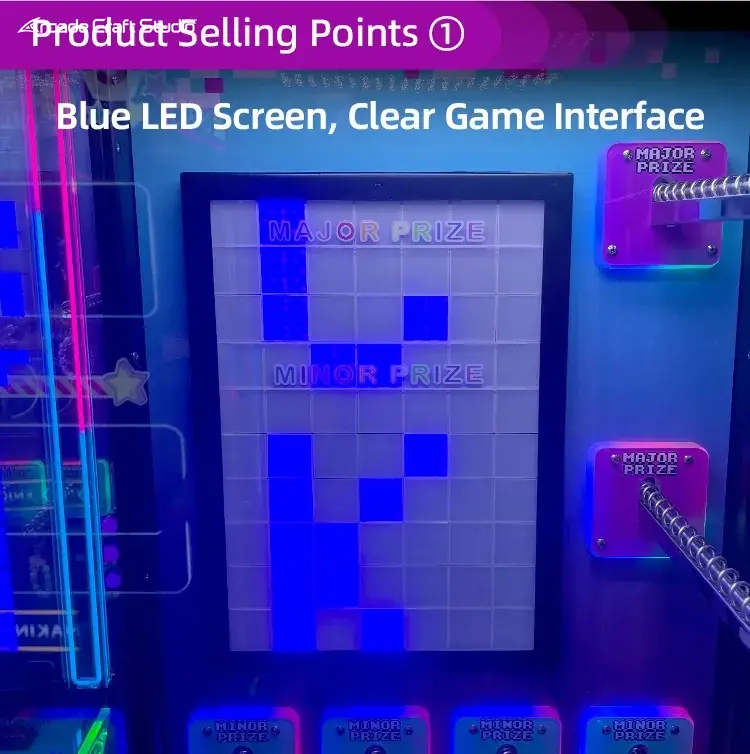 Mini Brick Stacker Ticket Game Prize Machine