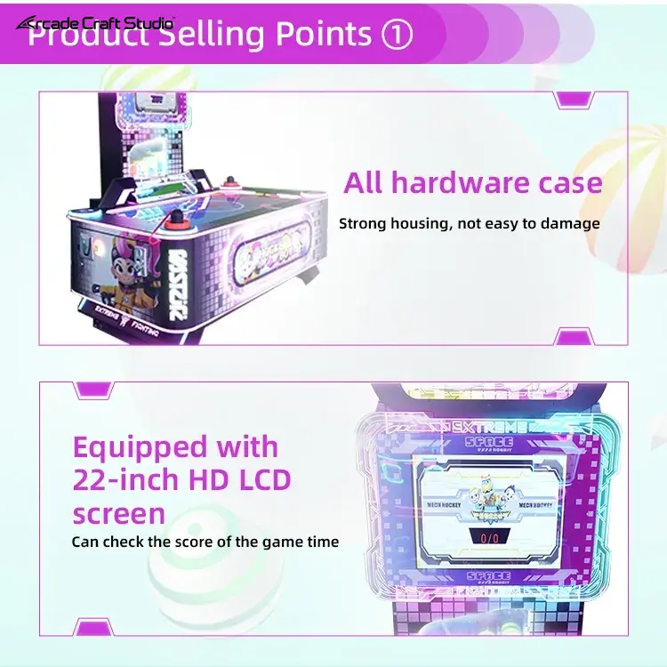 Speed Hockey Mini Arcade Air Hockey Table For Kids