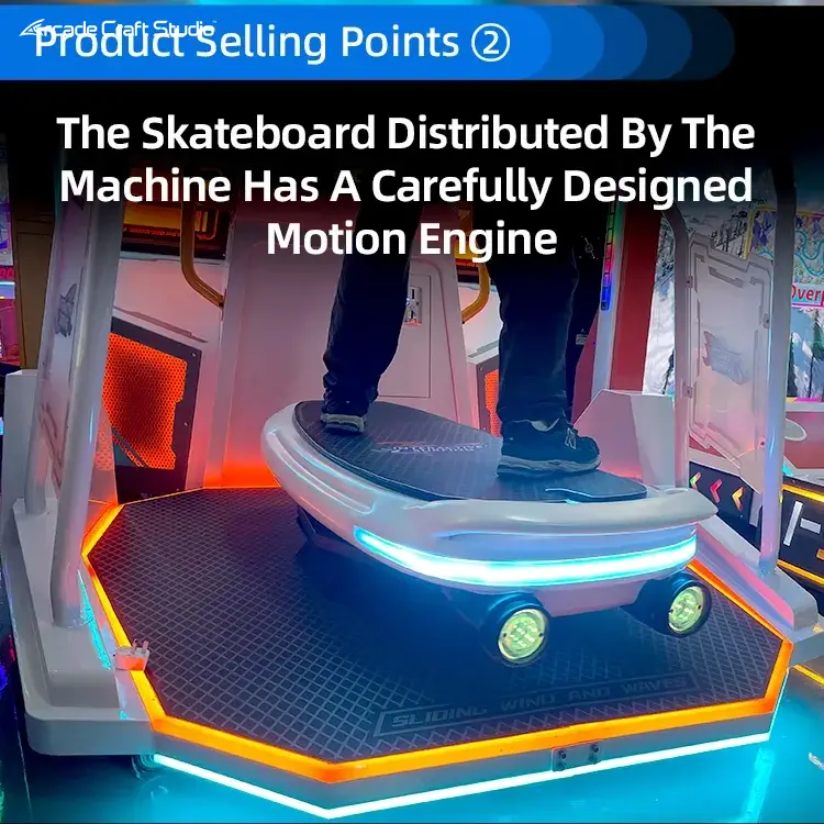 Interactive Surfing Coin Operated Surf Arcade Machine