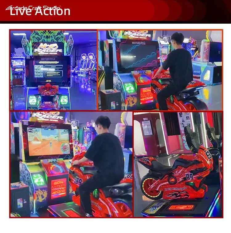 Moto Racer Coin Operated Motorcycle Arcade Game