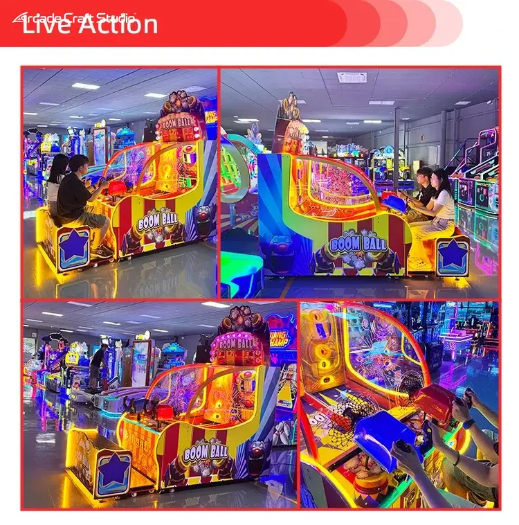 Boom Ball Shooting Arcade Ticket Game Machine