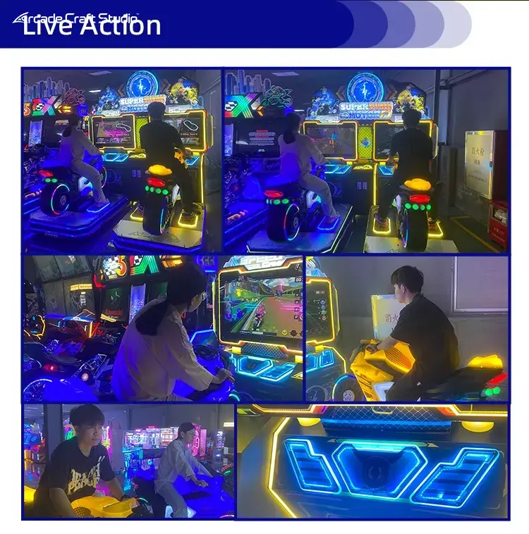 Superburn Motor D Arcade Motorcycle Racing Game