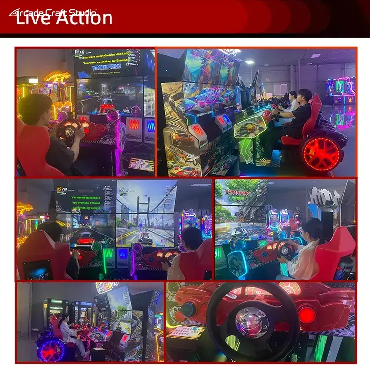 Furious Speed DX Coin Operated Race Car Arcade Game