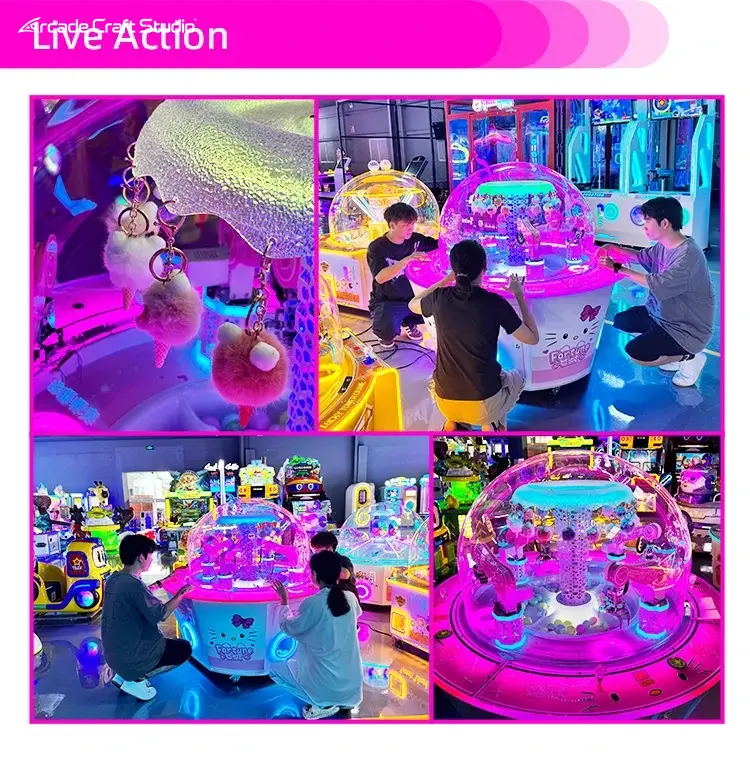 Fortune Cat 4 Players Prize Claw Machine
