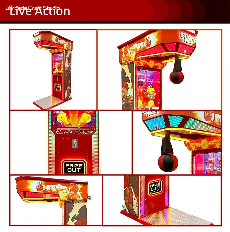 Coin Operated Prize Ticket Punching Arcade Game