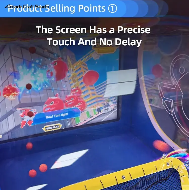 Jet Team Mission Ball Shooting Arcade Machine