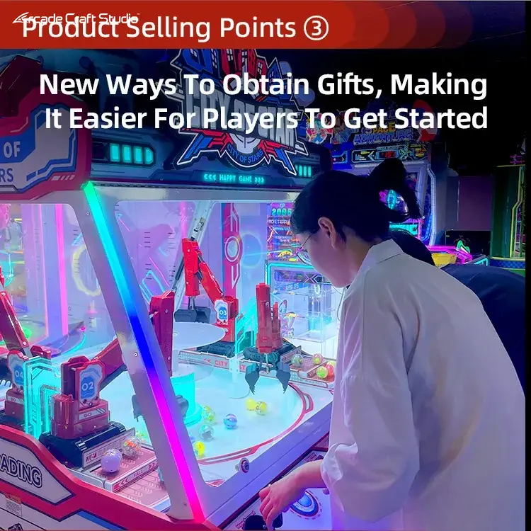 City Of Star 4 Players Toy Grabber Claw Machine