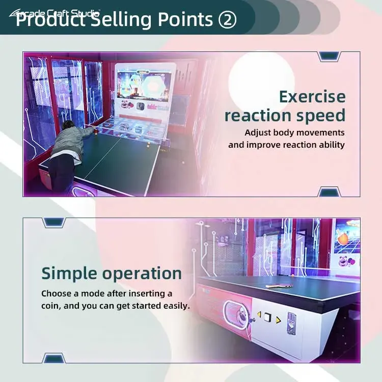 Table Tennis Simulator AR Ping Pong Game Arcade