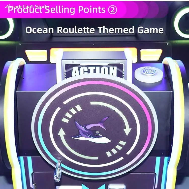 Ocean Treasure Arcade Spinner Wheel Ticket Arcade Games