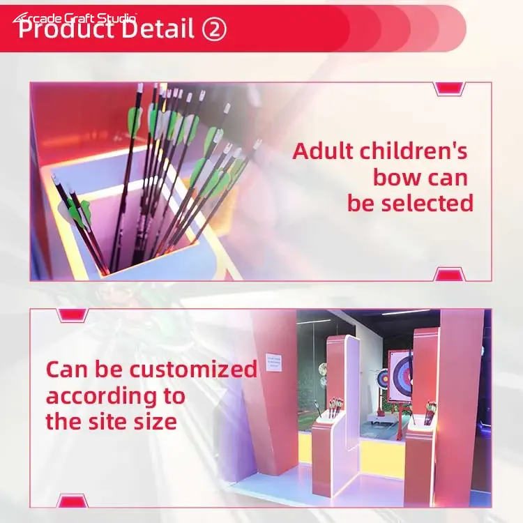 Movable Target Indoor Archery Simulator