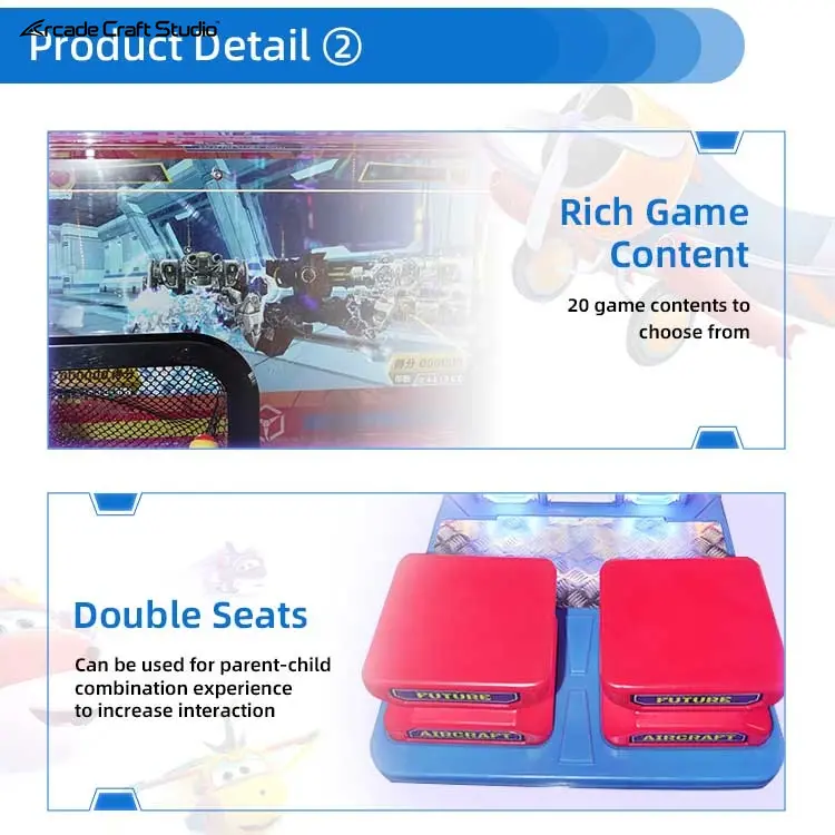 Future Aircraft Ball Shooting Game Arcade