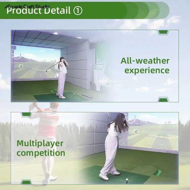 Customizable Basement Golf Simulator