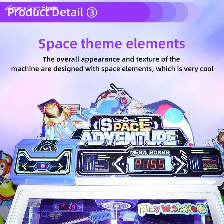 Space Adventure Ball Pusher Arcade Game